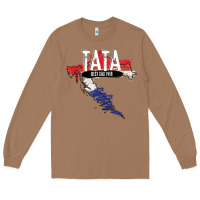 Toasted Coconut mens tata croatian father croatia bester papa father's day Long Sleeve Tee - linhVisuals