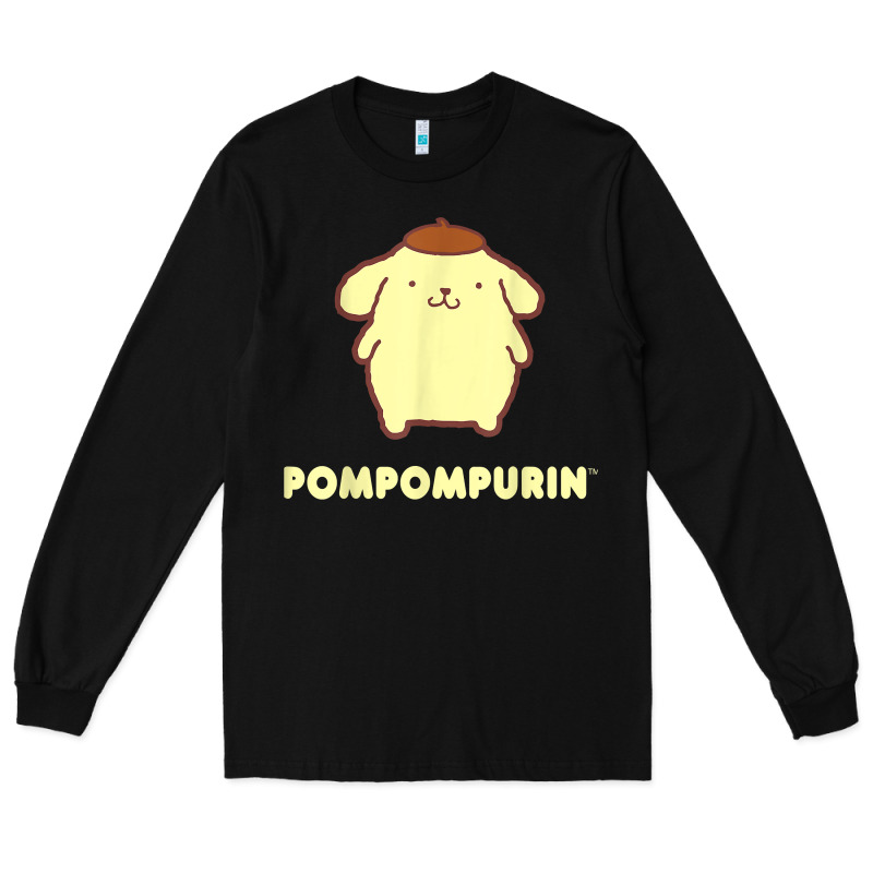Pompompurin Character Front And Back T Shirt Long Sleeve Tee by linhVisuals | Teevron