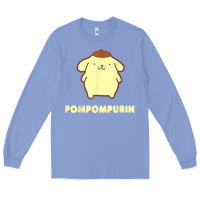 Colony Blue pompompurin character front and back t shirt Long Sleeve Tee - linhVisuals