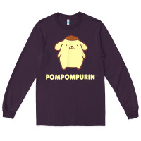 Plum pompompurin character front and back t shirt Long Sleeve Tee - linhVisuals