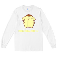 White pompompurin character front and back t shirt Long Sleeve Tee - linhVisuals