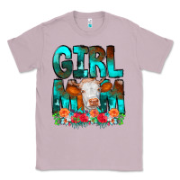 Lilac Girl Mom Cow Flowers Classic Tee - CowCowDesign