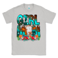 Moon Dust Girl Mom Cow Flowers Classic Tee - CowCowDesign