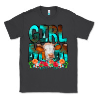 Smoke Girl Mom Cow Flowers Classic Tee - CowCowDesign
