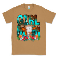 Toasted Coconut Girl Mom Cow Flowers Classic Tee - CowCowDesign