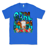 True Royal Girl Mom Cow Flowers Classic Tee - CowCowDesign