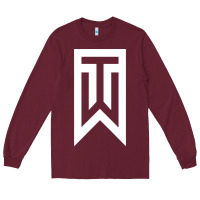 Burgundy tiger Long Sleeve Tee - linhVisuals