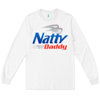 White mens natty daddy dad bod light humor beer lover father's day Long Sleeve Tee - linhVisuals