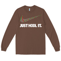 Chestnut just hodl it Long Sleeve Tee - linhVisuals
