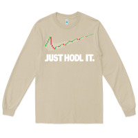 Mushroom just hodl it Long Sleeve Tee - linhVisuals