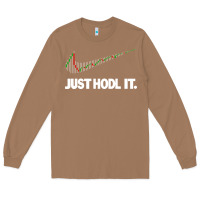 Toasted Coconut just hodl it Long Sleeve Tee - linhVisuals