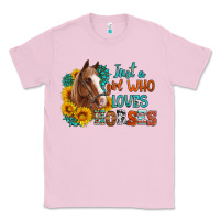 Bubblegum Pink just a girl who loves horses Classic Tee - Artiststas