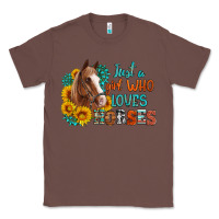 Chestnut just a girl who loves horses Classic Tee - Artiststas