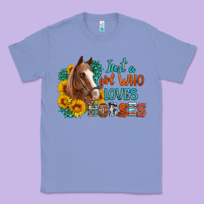 Just A Girl Who Loves Horses Classic Tee Designed By Artiststas