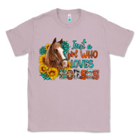 Lilac just a girl who loves horses Classic Tee - Artiststas