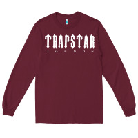 Burgundy trapstar Long Sleeve Tee - linhVisuals