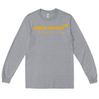 Heather Grey formula 1 team Long Sleeve Tee - linhVisuals