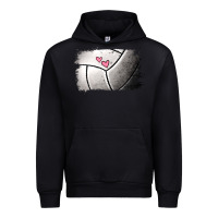 Black volleyball brushstroke Urban Hoodie - Jasminsmagicworld