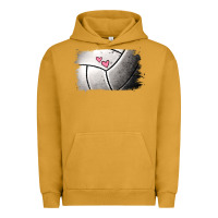 Pigment Peanut Butter volleyball brushstroke Urban Hoodie - Jasminsmagicworld