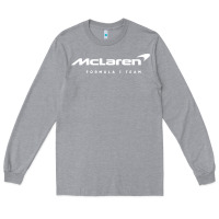 Heather Grey formula 1 team Long Sleeve Tee - linhVisuals