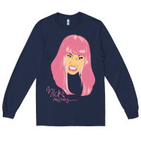 Navy nicki Long Sleeve Tee - linhVisuals