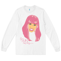 White nicki Long Sleeve Tee - linhVisuals