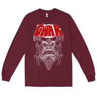 Burgundy gwar fun Long Sleeve Tee - linhVisuals