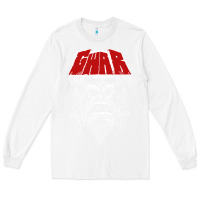 White gwar fun Long Sleeve Tee - linhVisuals