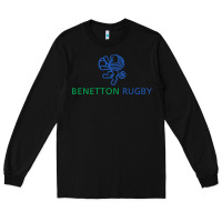 Black benetton rugby Long Sleeve Tee - linhVisuals