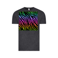 Vintage Black zebra glitter seamless pattern Vintage Tee - BundleAndBundleShop