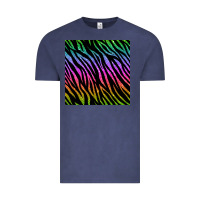 Vintage Denim zebra glitter seamless pattern Vintage Tee - BundleAndBundleShop