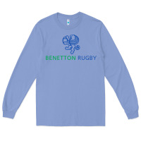 Colony Blue benetton rugby Long Sleeve Tee - linhVisuals