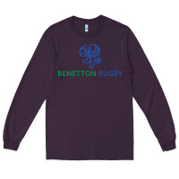 Plum benetton rugby Long Sleeve Tee - linhVisuals