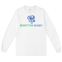 White benetton rugby Long Sleeve Tee - linhVisuals