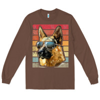 Chestnut retro vintage german shepherd german shepherd dog gift Long Sleeve Tee - linhVisuals