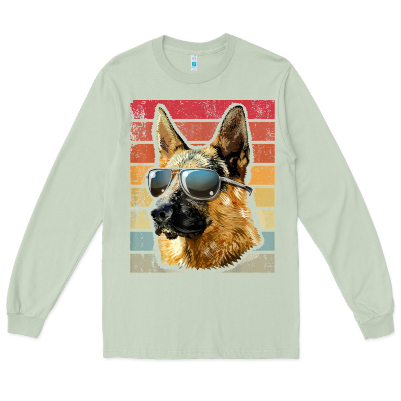 Retro Vintage German Shepherd German Shepherd Dog Gift Long Sleeve Tee by linhVisuals | Teevron
