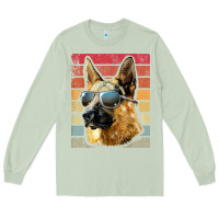 Matcha retro vintage german shepherd german shepherd dog gift Long Sleeve Tee - linhVisuals