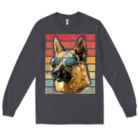 Smoke retro vintage german shepherd german shepherd dog gift Long Sleeve Tee - linhVisuals