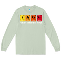 Matcha sarcasm elements of humor periodic table graphic Long Sleeve Tee - linhVisuals