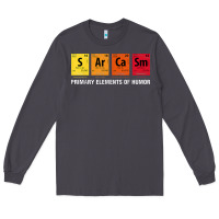 Smoke sarcasm elements of humor periodic table graphic Long Sleeve Tee - linhVisuals