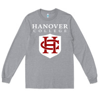 Heather Grey hanover college Long Sleeve Tee - linhVisuals