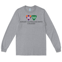 Heather Grey hobart and william smith colleges Long Sleeve Tee - linhVisuals