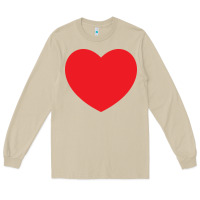 Mushroom big heart Long Sleeve Tee - linhVisuals