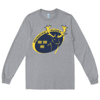 Heather Grey munster rugby Long Sleeve Tee - linhVisuals