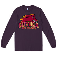 Plum loyola college prep Long Sleeve Tee - linhVisuals