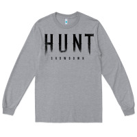 Heather Grey hunt showdown Long Sleeve Tee - linhVisuals
