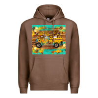 Chestnut western bee gnomes truck honeycomb  leopard turquoise wooden serape Premium Hoodie - Artiststas