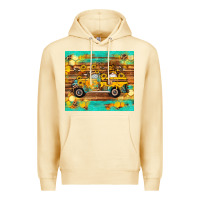 Pina Colada western bee gnomes truck honeycomb  leopard turquoise wooden serape Premium Hoodie - Artiststas