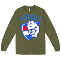 Army Green western bulldogs Long Sleeve Tee - linhVisuals