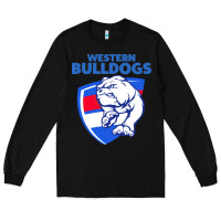 Black western bulldogs Long Sleeve Tee - linhVisuals